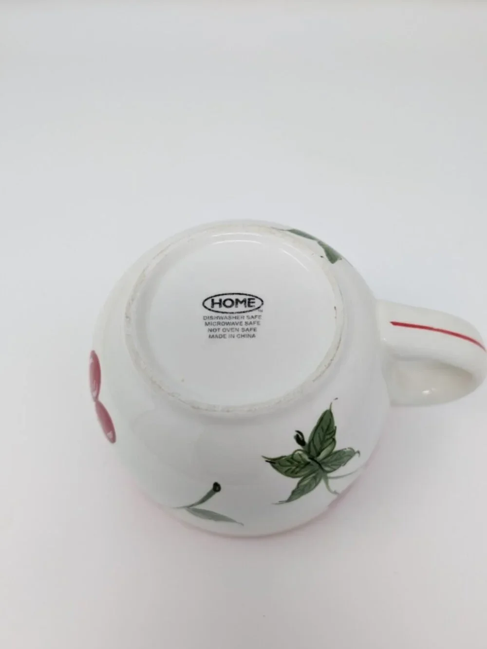 HOME Brand Cherry Orchard Soup Mug / Oversized Latte Cup - Stoneware - 16oz